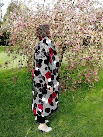 Creates Sew Slow: The Sewing Workshop Era Floral Faux Fur Coat