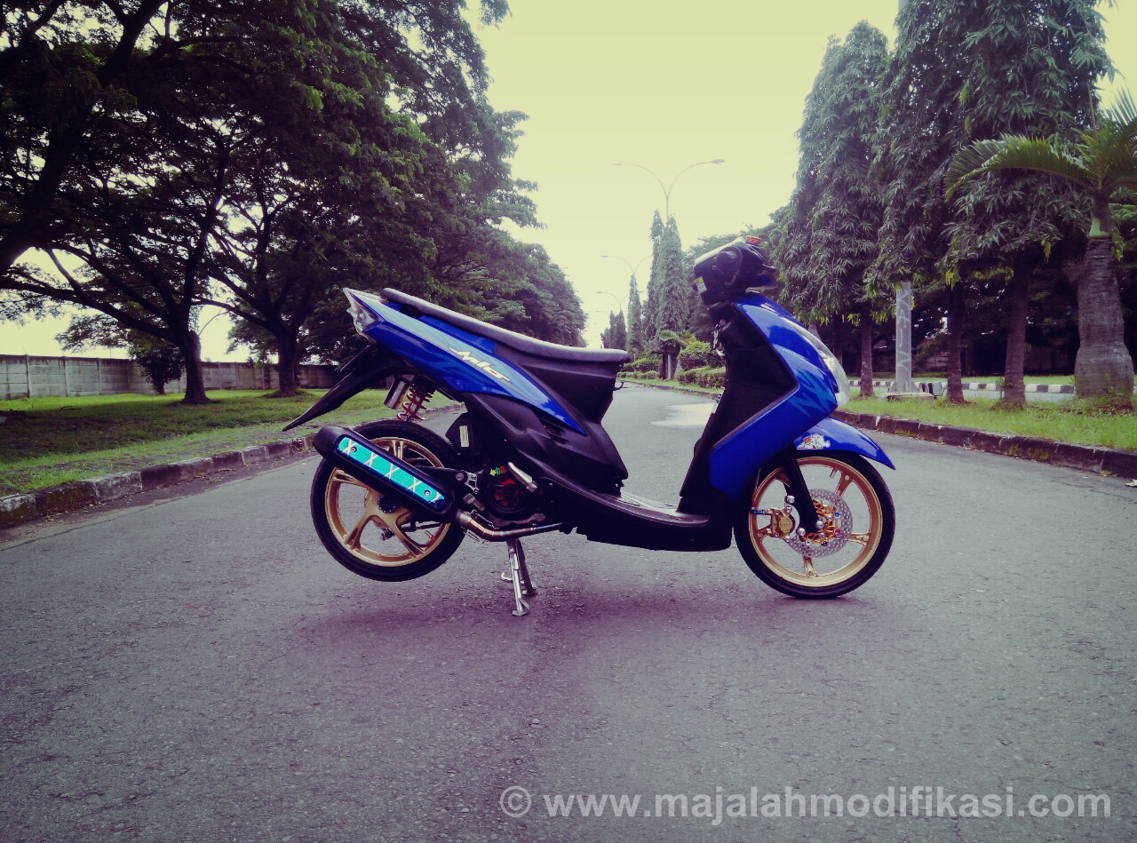 Modifikasi Mio Soul Biru Modif Motor Terbaru 2019