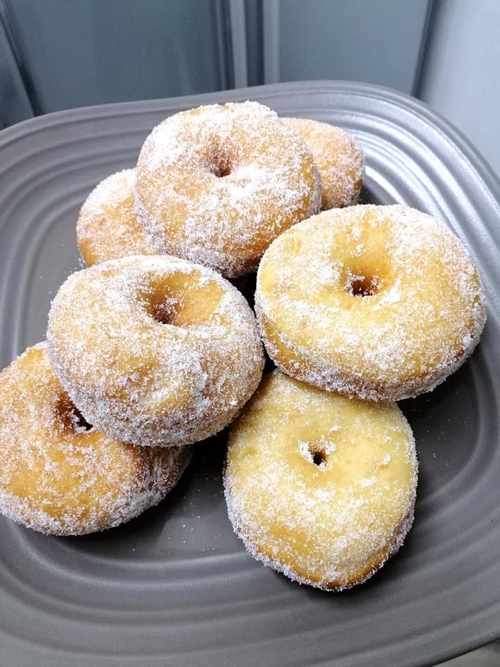 DONUT GEBU (GUNA TEPUNG ROTI)