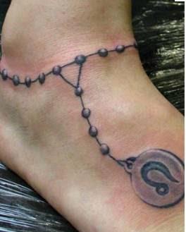 rosary tattoos for girls 
