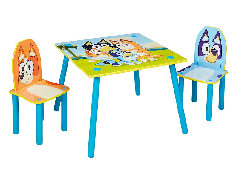 bluey and bingo table and chairs