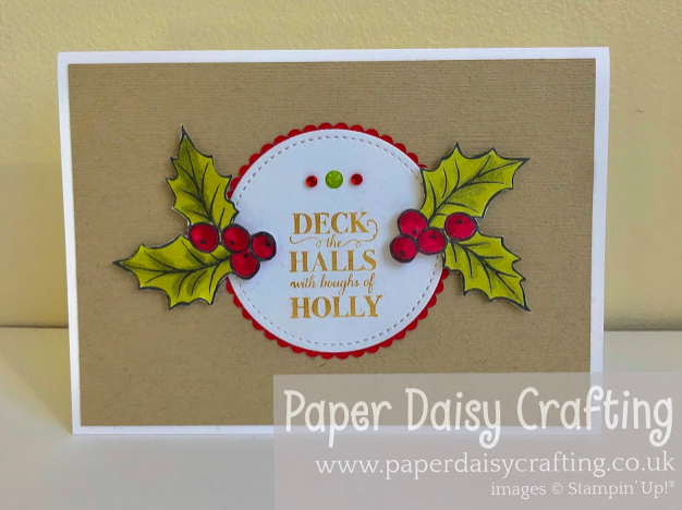 Nigezza Creates With Paper Daisy Crafting and Stampin Up Christmas Gleaming