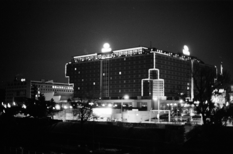 Prague Hilton hotel with its Cloud 9