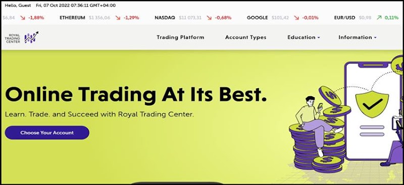 [Мошенники] theroyaltradingcenter.com – Отзывы, развод, лохотрон! Мошенническая компания Royal Trading Center