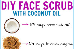 DIY Face Scrub With Coconut Oil