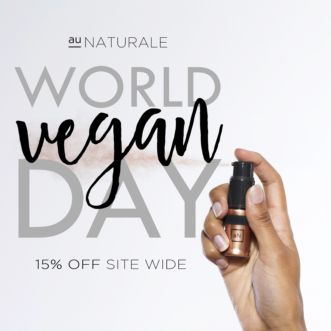 Au Naturale Cosmetics World Vegan Day Discount Code