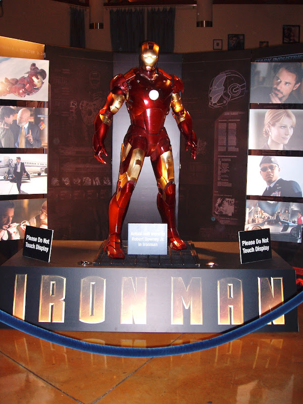 Iron Man movie suit exhibit