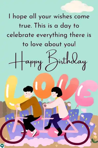 happy birthday love card images for her