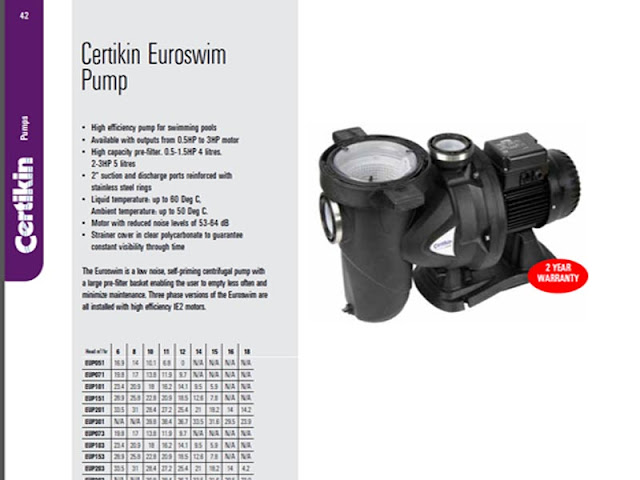 Certikin Euroswim Pump