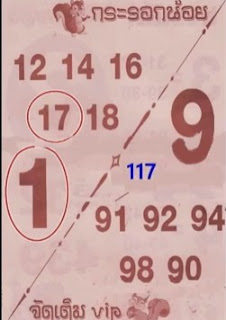 Free Thai Lottery Tips For 16-09-2018