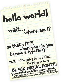 font black metal free download