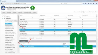  Bagi operator lama yang pada tahun sebelumnya sudah melakukan Verval Peserta Didik Kemena Tutorial Cara Verval PD Kemenag (NISN) Tahun 2016