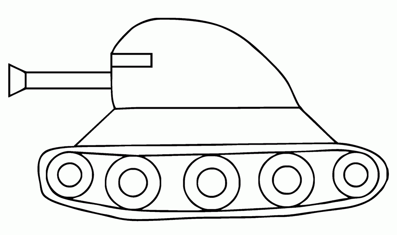 Mari Mewarnai Gambar Tank Yuk Adik Adik