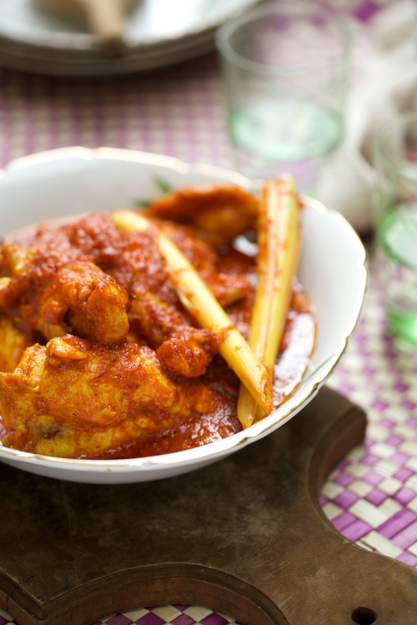 Ayam Goreng Percik Berkuah - masam manis