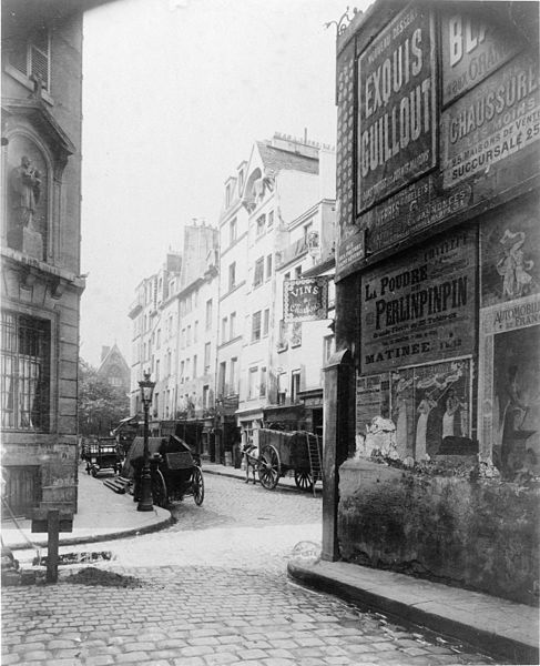 Eugène Atget, "Rue Boutebrie"