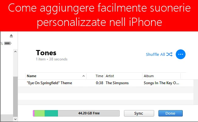 Come aggiungere e creare suonerie personalizzate nell'iPhone