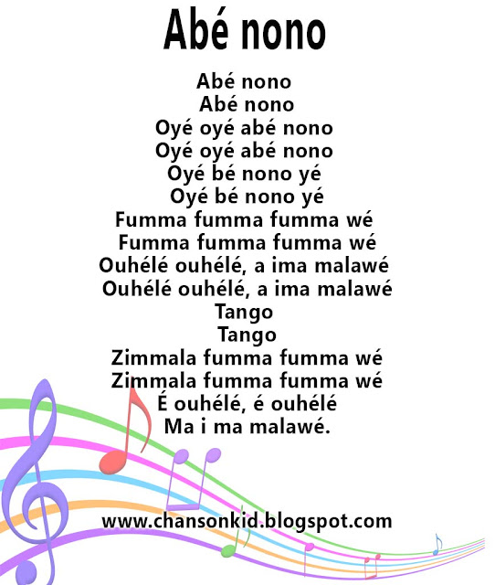 abe nono chansons pour enfants