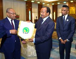 Ahmad reaffirms Cameroon as 2019 Africa Cup of Nations hosts after meeting with president Paul Biya.
