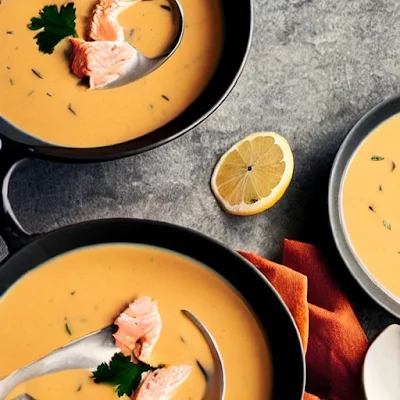 Salmon Coconut Soup recipe