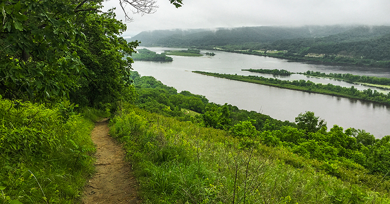 Brady Bluff Trail at Perrot State Park