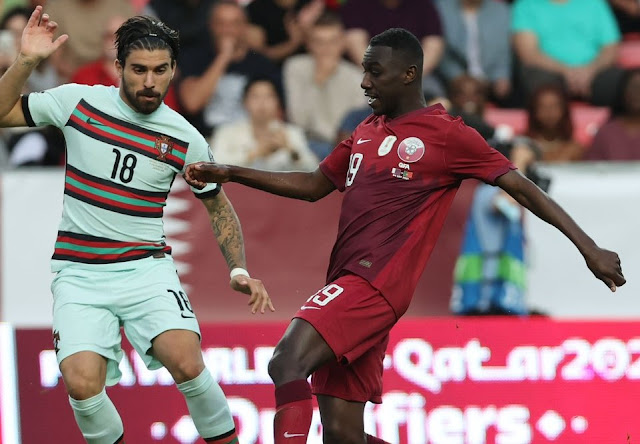 ملخص اهداف مباراة البرتغال وقطر (3-1) تصفيات كاس العالم