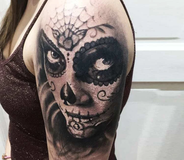 Tatuaje de una catrina