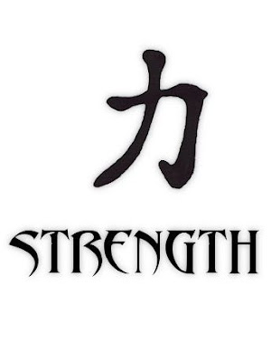 Kanji Strength Tattoo Symbols