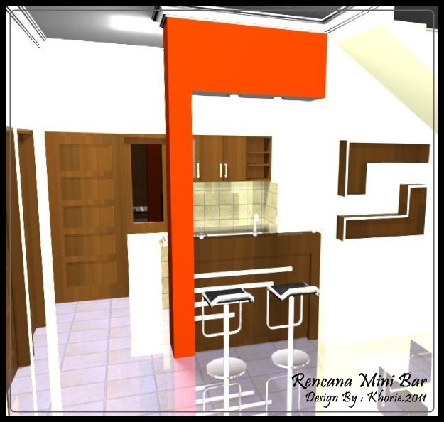 Griya Idaman Anda: Desain Interior Dapur & Mini Bar Milik 