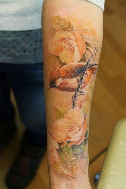Sparrow Design Men Hand Tattoo, Men Hand Sparrow Design Tattoo, Sparrow Men Elbow Design Tattoos, Men, Birds,