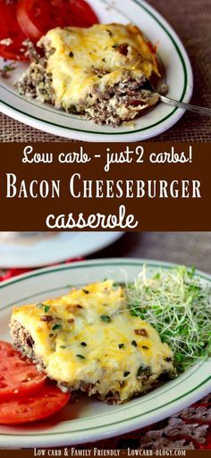 Low Carb Cheeseburger Casserole