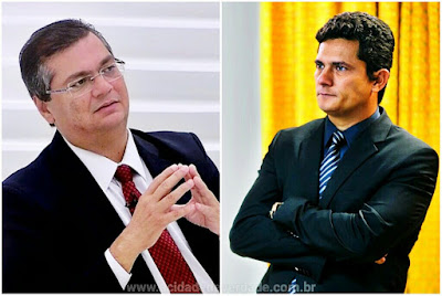 Resultado de imagem para fotos sergio Moro e FlÃ¡vio Dino