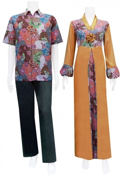 Model baju batik muslim terbaru  2013 Kumpulan Info Terbaru 