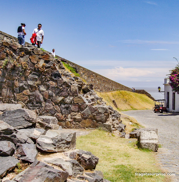 Muralha de Colonia del Sacramento no Uruguai