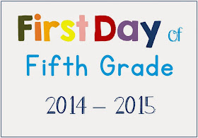 FREE First Day of School Picture Posters 2014-2015