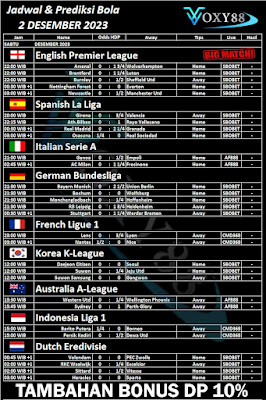 jadwal bola