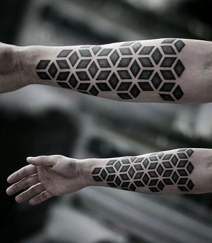 GEOMETRIC TATTOO DESIGNS (18)