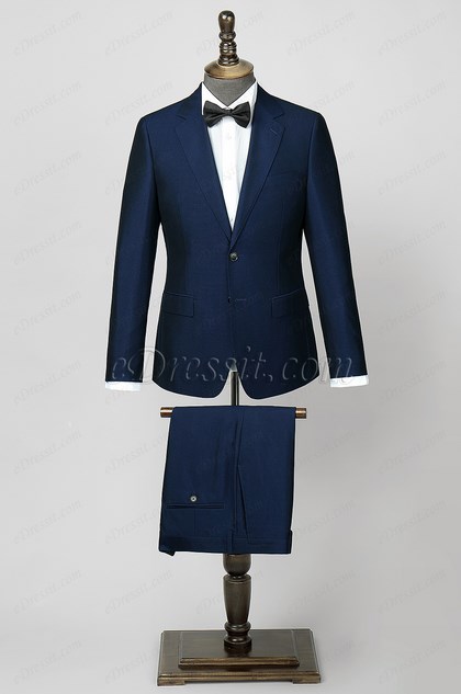 Navy Blue Custom Men Suits Classic Suits