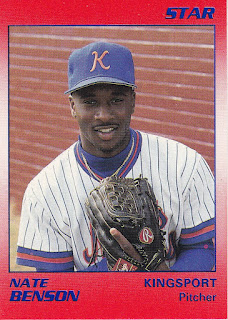 Nate Benson 1990 Kingsport Mets card