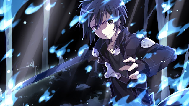   Kirito Sword Art Online Anime HD Wallpaper Desktop PC Background 1941