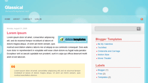 Clean and Simplicity Blogger Templates