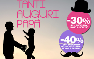 Logo LillaPois : buoni sconto 30 e 40% per la Festa del Papà