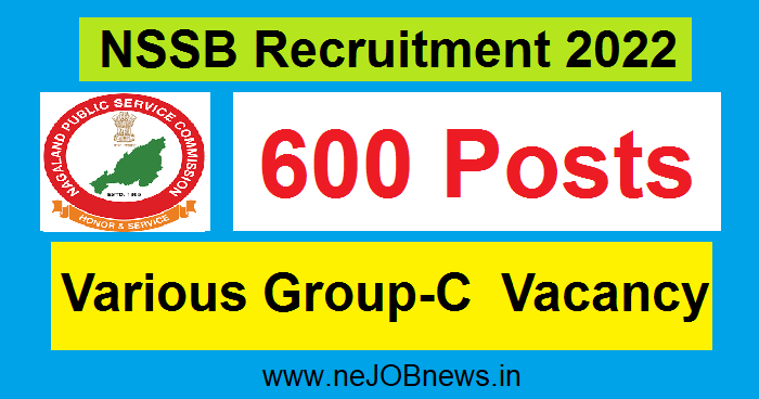 NSSB Recruitment 2022 – 600 Group-C Various Vacancy, Online Apply