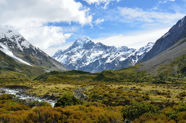 Aoraki Mount Cook Mountain New Zealand