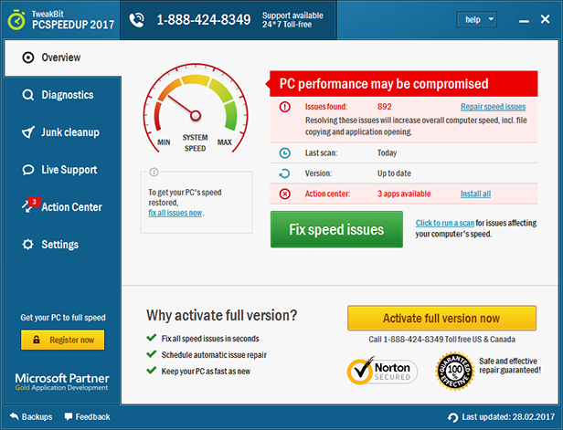 TweakBit PCSpeedUp Full Version