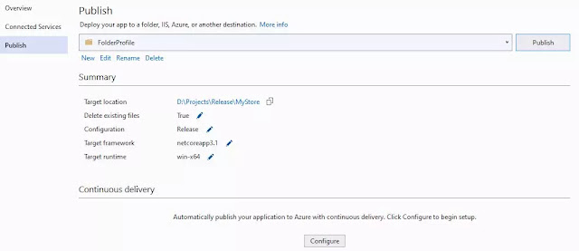 host asp net core on windows with iis