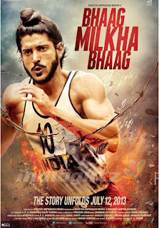 bhaag milkha bhaag movie poster, farhan akhtar, sonam kapoor