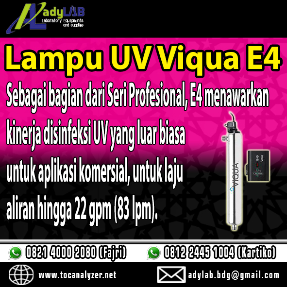 JUAL LAMPU UV ULTRAVIOLET STERILIGHT VIQUA DAN TIDAK JUAL SENTER UV, TIDAK JUAL UV AQUARIUM, TIDAK JUAL UV SCAN UANG PALSU, TIDAK JUAL MESIN PRINTING UV  