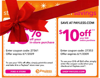 Free Printable Payless Shoes Coupons