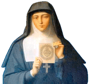 Resultado de imagen para gifs de Santa Margarita María Alacoque