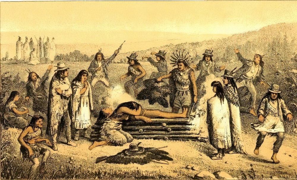 American Indian's History death rites